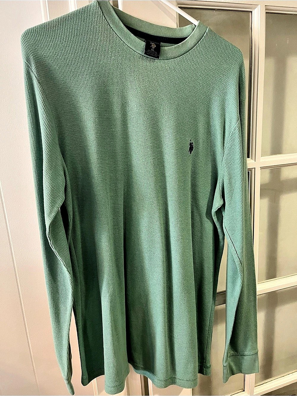 U.S. Polo Assn. Men's Long Sleeve Shirt Green XL